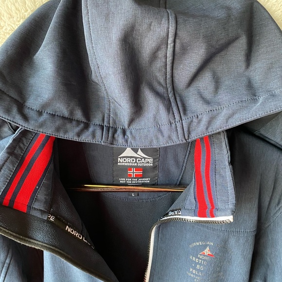 NORD CAPE
Mens Softshell Jacket (Navy Blue) Large - Picture 4 of 6